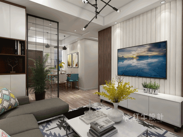 南京海赋尚城99㎡现代风格--幸福的三口之家01设计师：刘晓芳